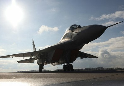 Опубликованы кадры погони российской ракеты за МиГ-29 ВСУ